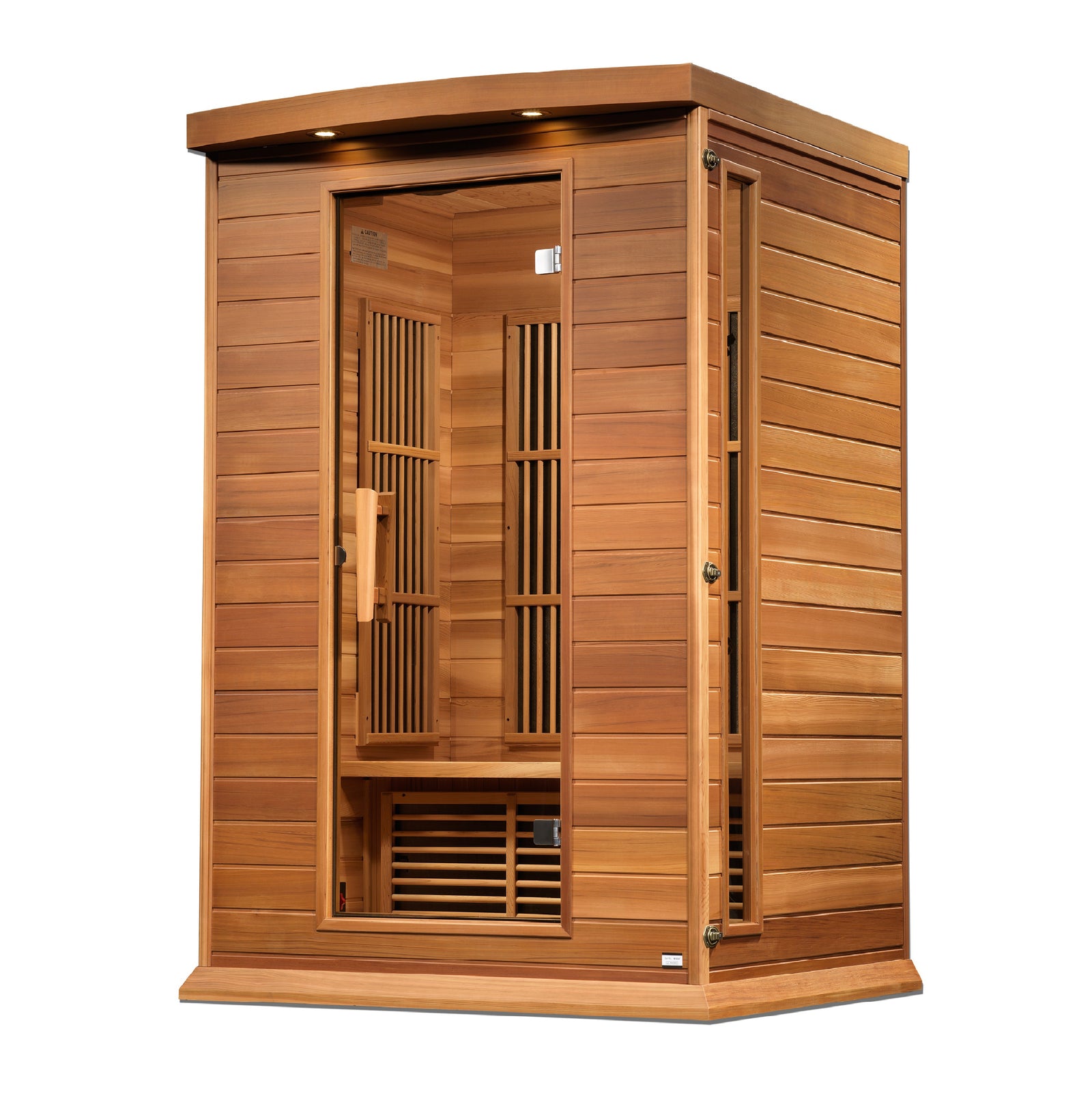 Maxxus 2-Person Near Zero EMF FAR Infrared Sauna - Pro Plunge