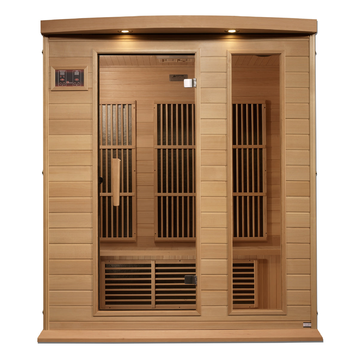 Maxxus 3-Person Near Zero EMF FAR Infrared Sauna - Pro Plunge