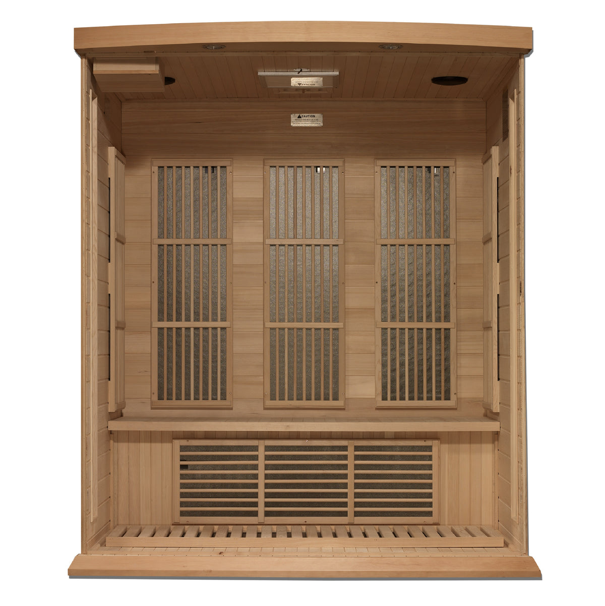 Maxxus 3-Person Near Zero EMF FAR Infrared Sauna - Pro Plunge