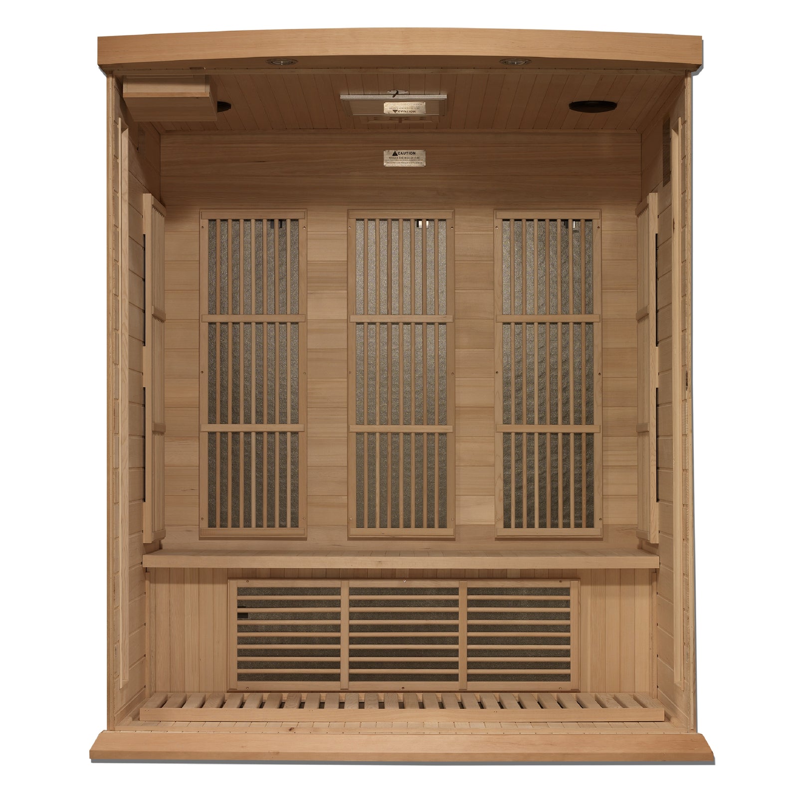 Maxxus 3-Person Near Zero EMF FAR Infrared Sauna - Pro Plunge