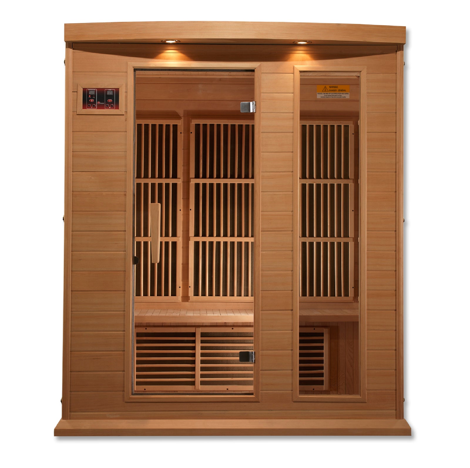 Maxxus 3-Person Low EMF FAR Infrared Sauna - Pro Plunge