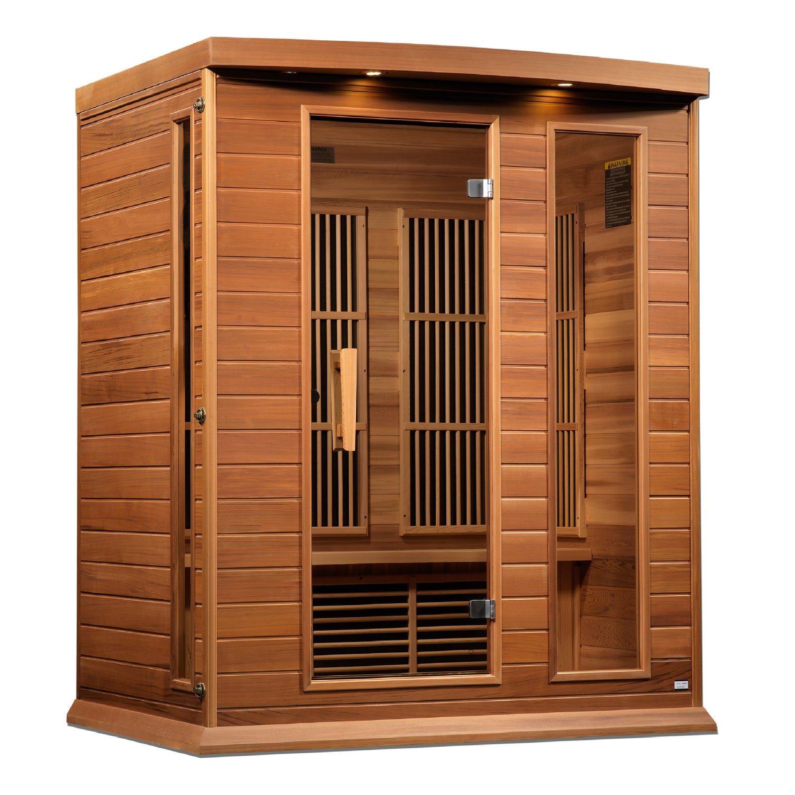 Maxxus 3-Person Near Zero EMF FAR Infrared Sauna - Pro Plunge
