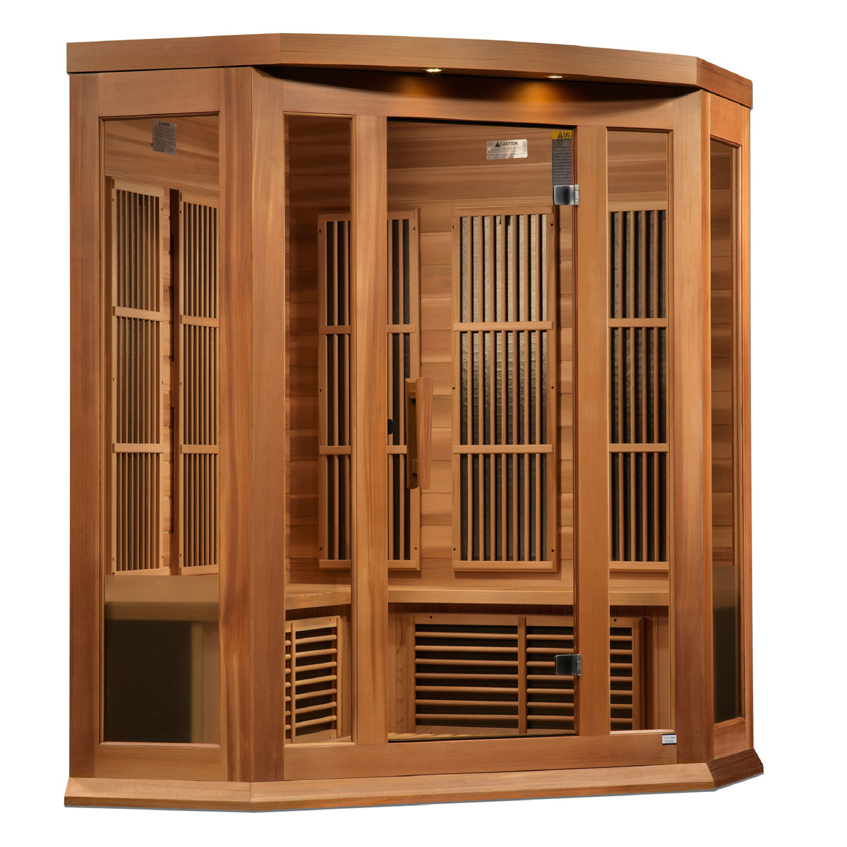 Maxxus 3-Person Corner Low EMF FAR Infrared Sauna