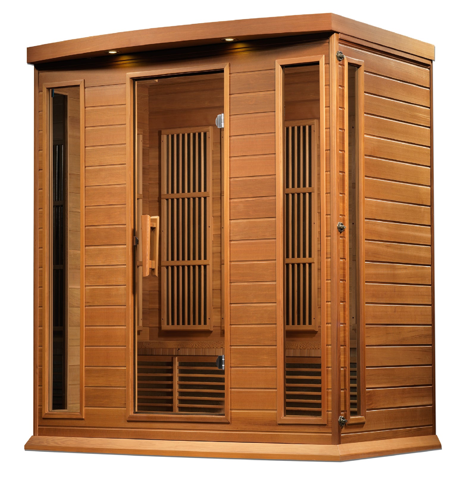 Maxxus 4-Person Near Zero EMF FAR Infrared Sauna - Pro Plunge