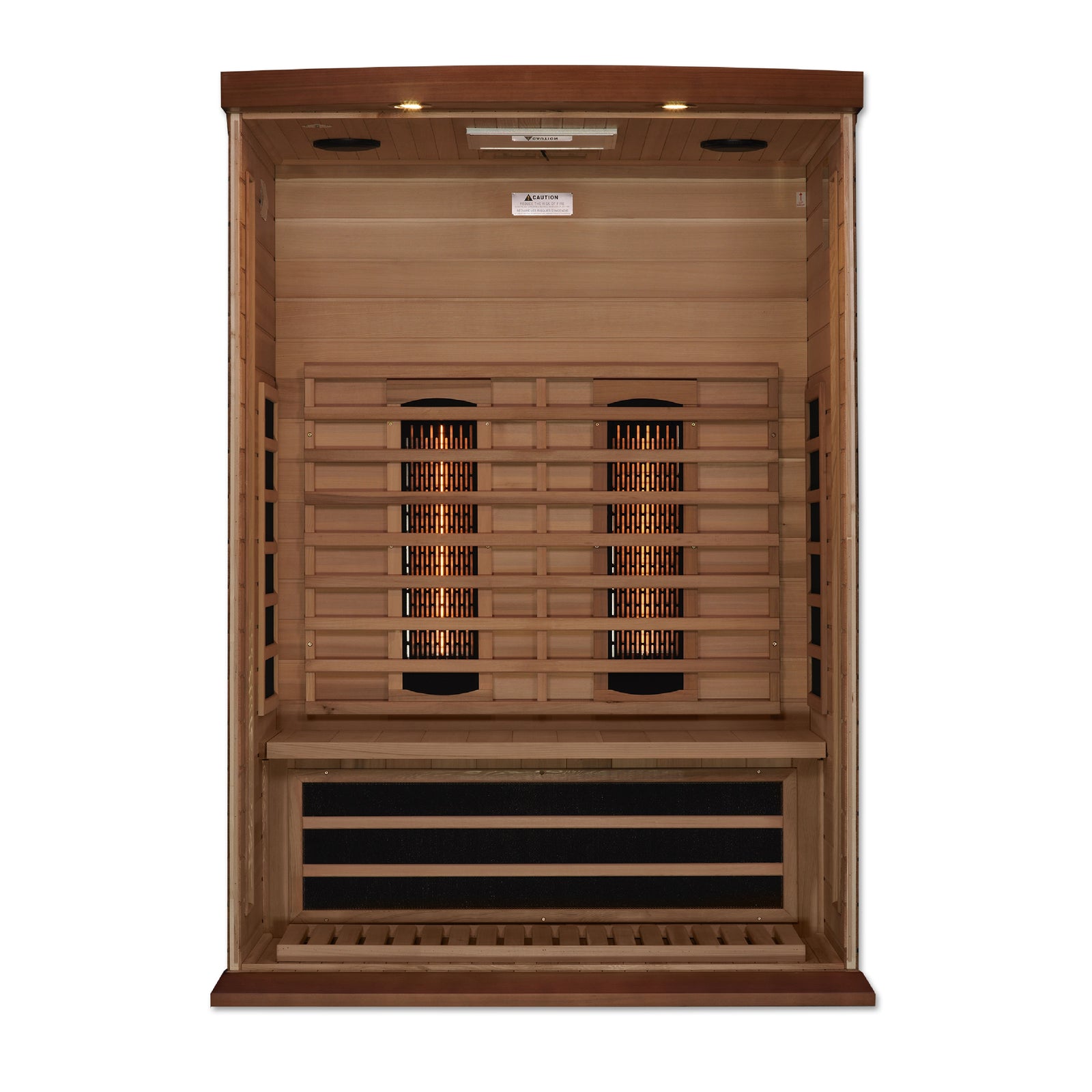 Maxxus 2-Person Full Spectrum Near Zero EMF FAR Infrared Sauna - Pro Plunge
