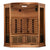 Maxxus 3-Person Corner Full Spectrum Near Zero EMF FAR Infrared Sauna