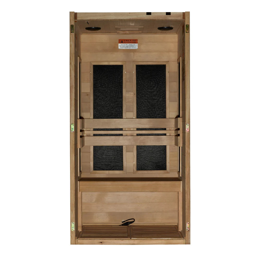 Dynamic Veneto Elite 1-2-person Ultra Low EMF (Between 3-5MG) FAR Infrared Sauna - Pro Plunge