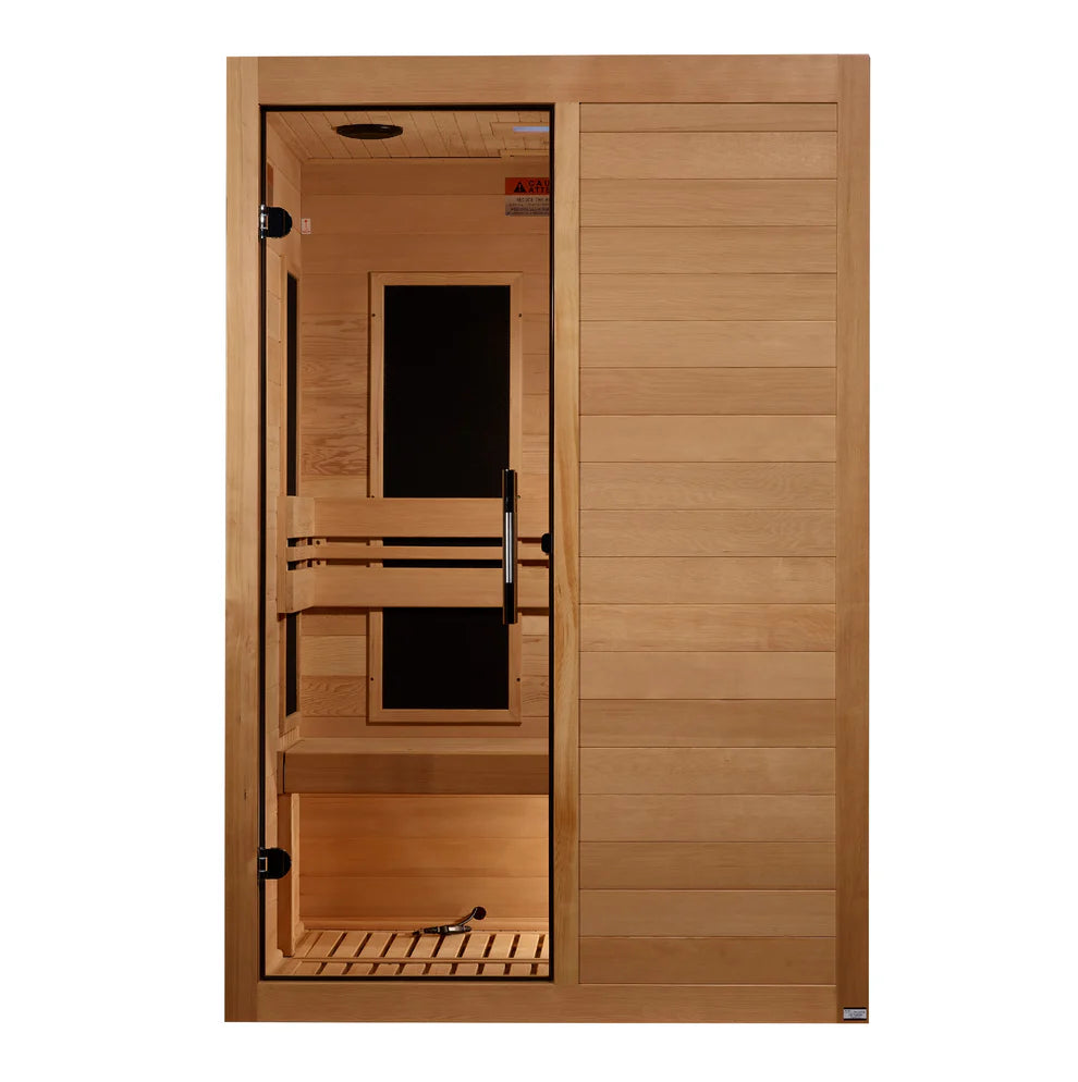 Dynamic Lucca 2-person Low EMF (Between 5-10MG) FAR Infrared Sauna - Pro Plunge