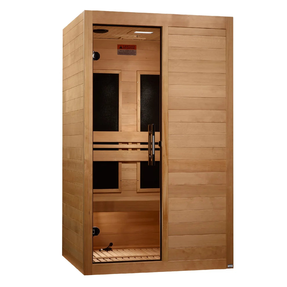 Maxxus S-Line Yoga 2-Person Ultra Low EMF FAR Infrared Sauna - Pro Plunge