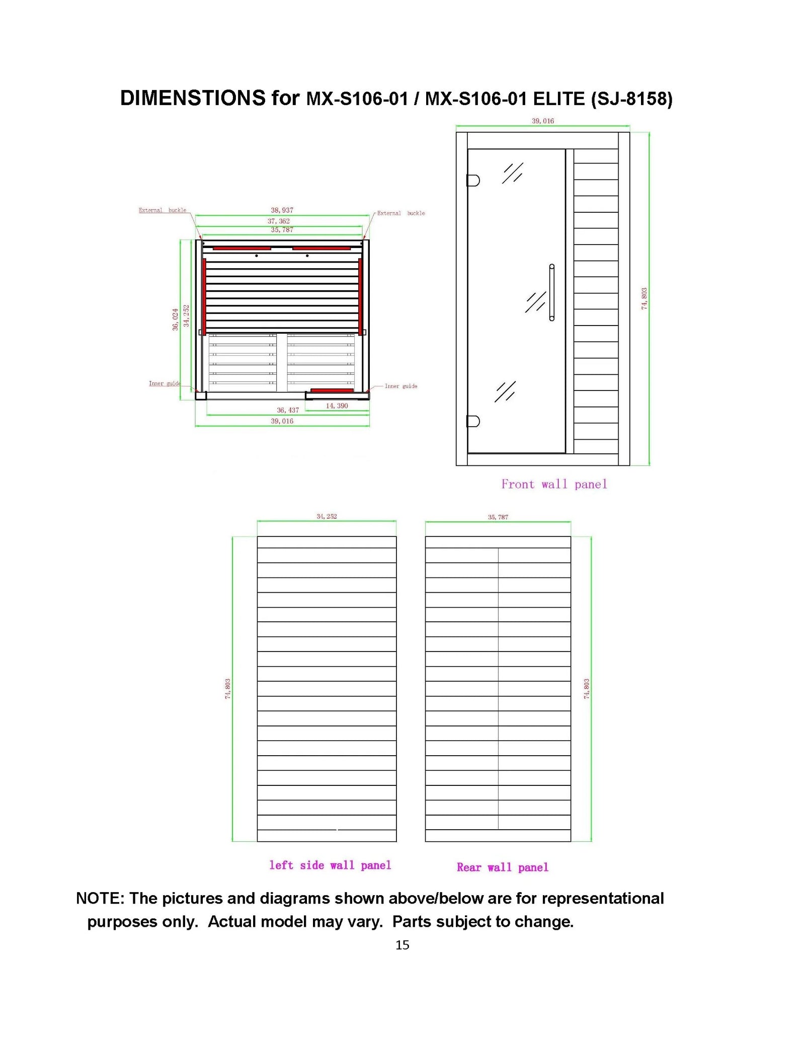 Maxxus S-Line Yoga 1-Person Low EMF FAR Infrared Sauna