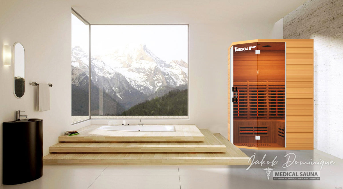 Medical 8 Plus V2 Ultra Full-Spectrum Sauna - Pro Plunge