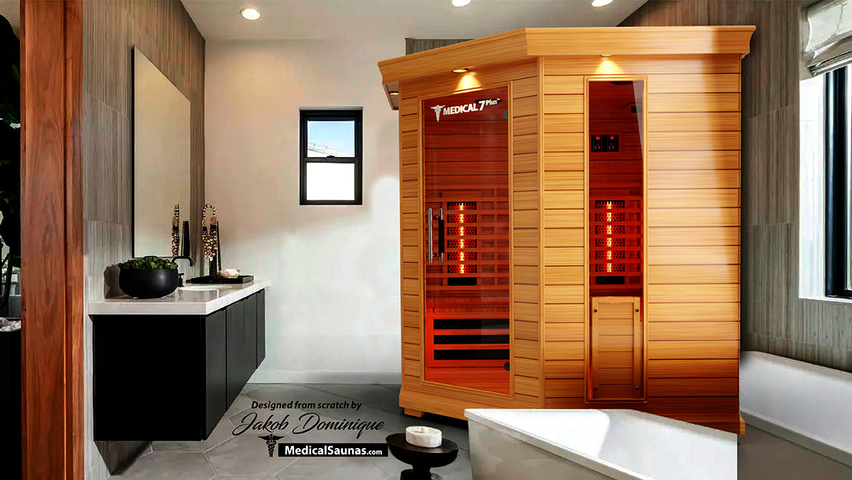 Medical 7 Plus Infrared Sauna - Pro Plunge