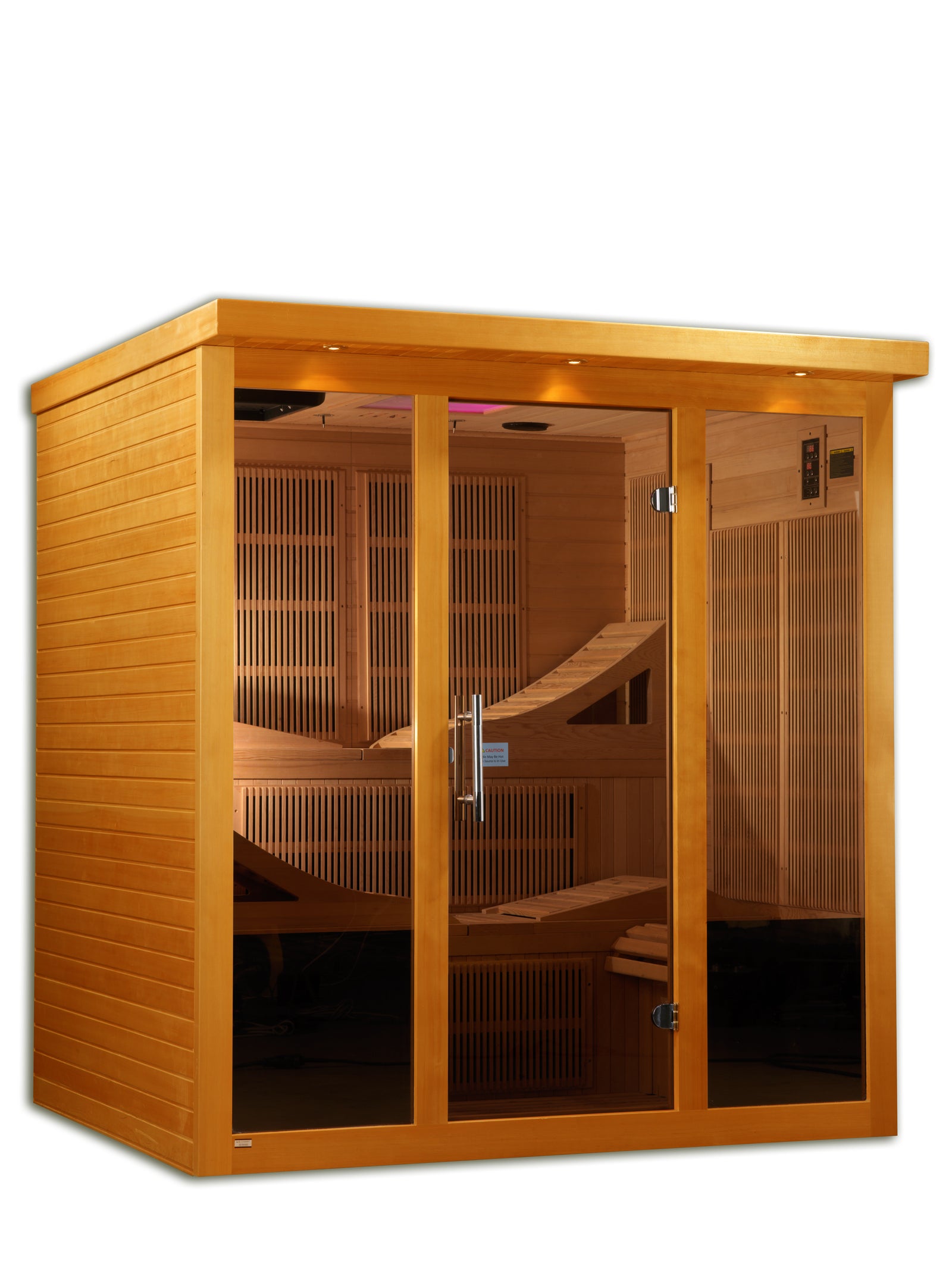 Dynamic Monaco 6-person Ultra Low EMF FAR Infrared Sauna - Pro Plunge