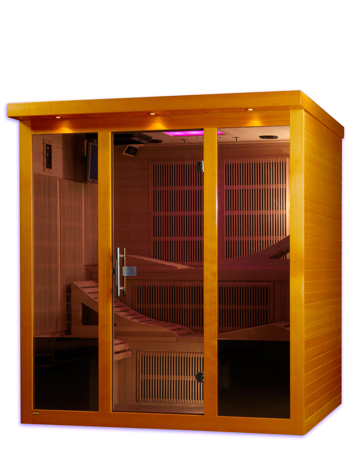 Dynamic Monaco 6-person Ultra Low EMF FAR Infrared Sauna - Pro Plunge