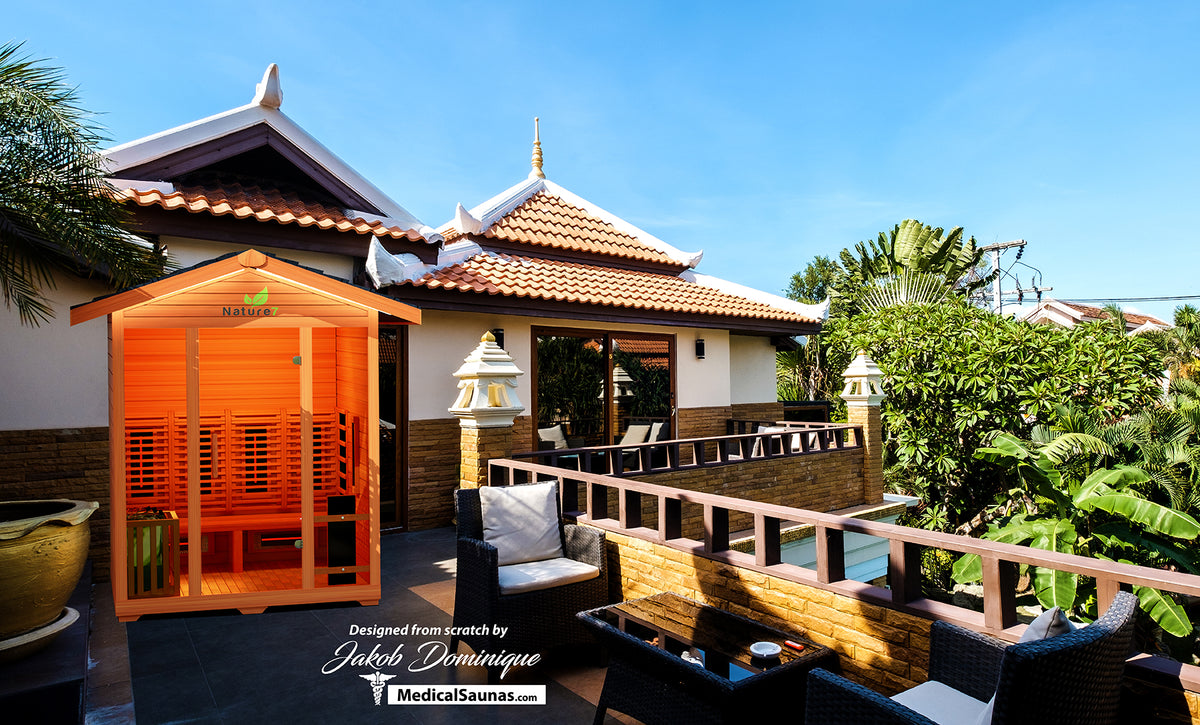 Medical Nature 7 Outdoor Infrared Sauna - Pro Plunge