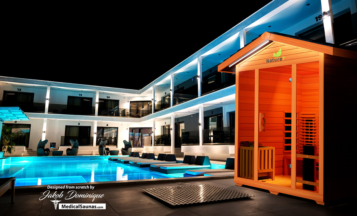 Medical Nature 7 Outdoor Infrared Sauna - Pro Plunge