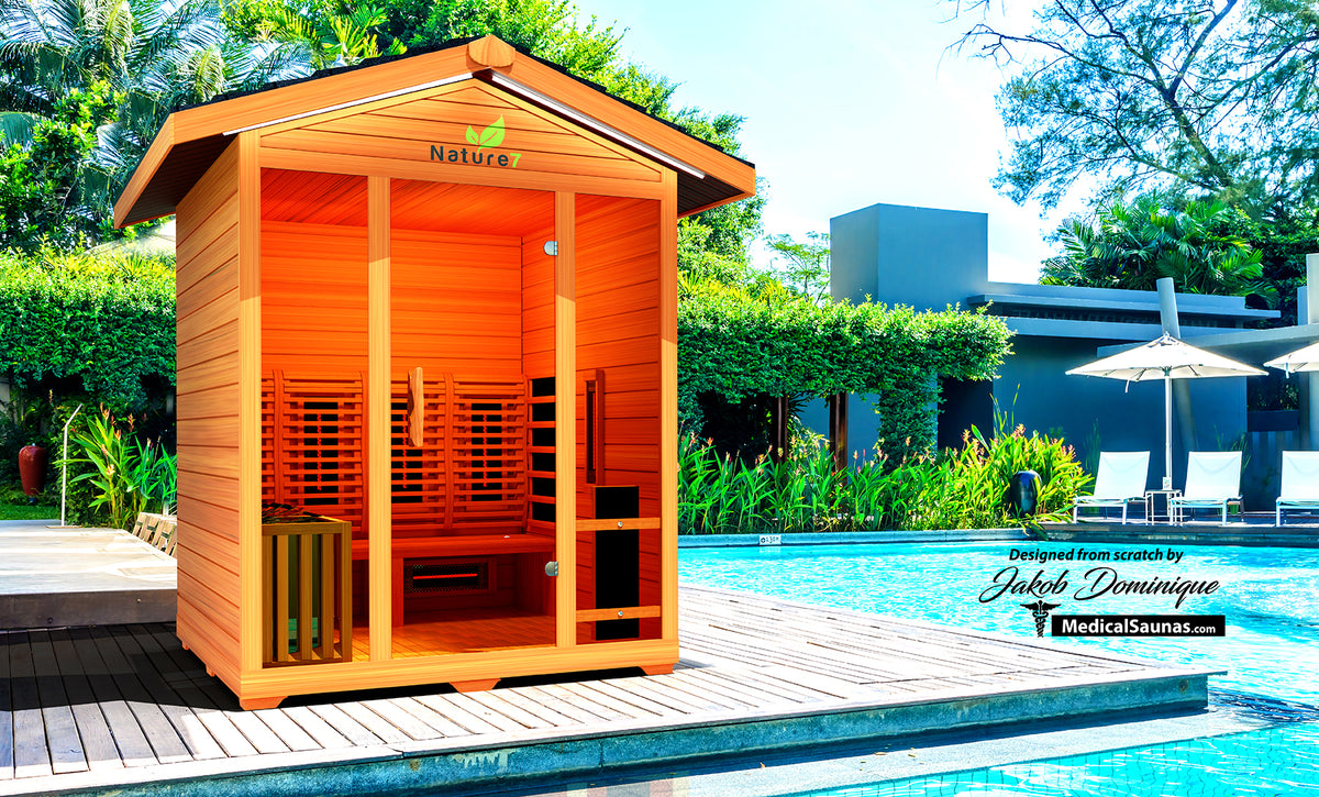Medical Nature 7 Outdoor Infrared Sauna - Pro Plunge