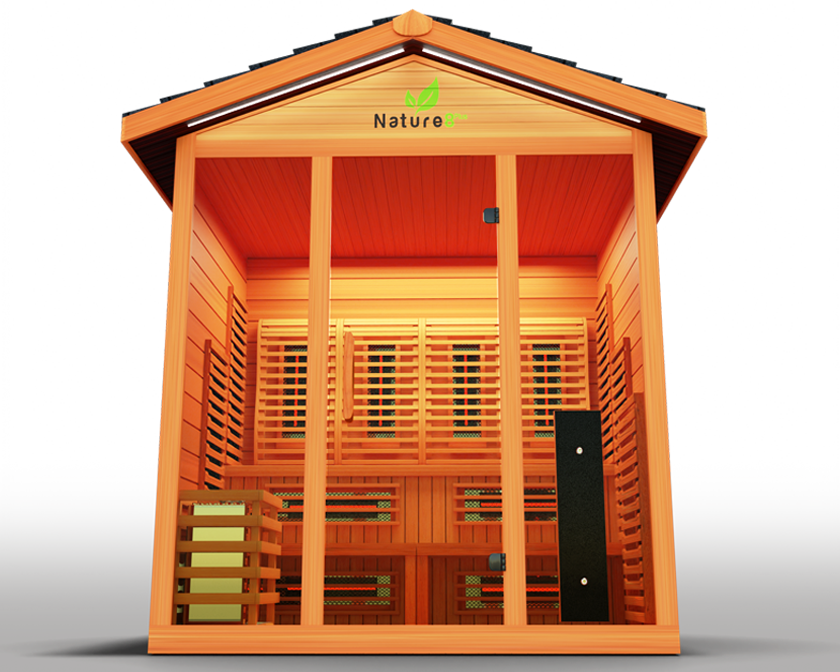 Medical Nature 8 Plus Outdoor Infrared Sauna - Pro Plunge