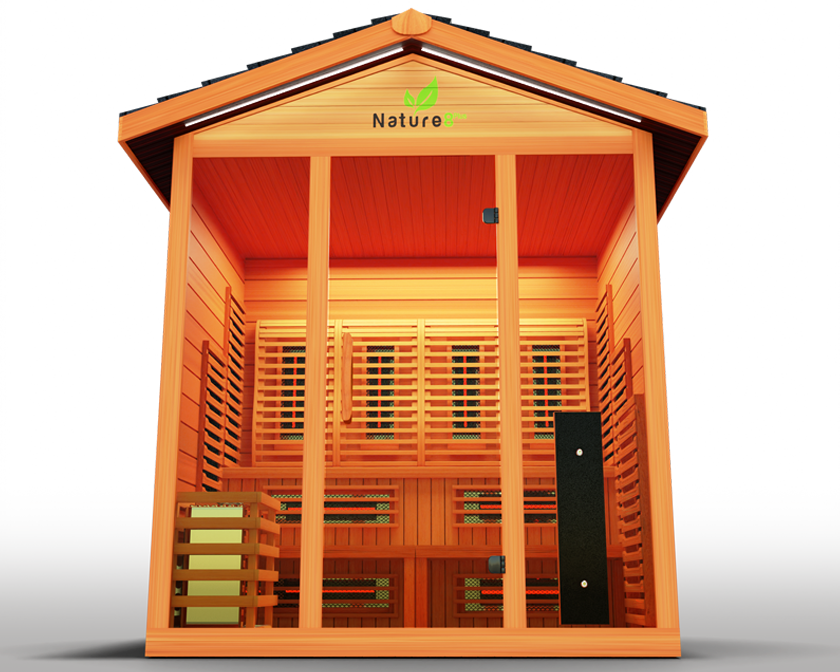 Medical Nature 8 Plus Outdoor Infrared Sauna - Pro Plunge