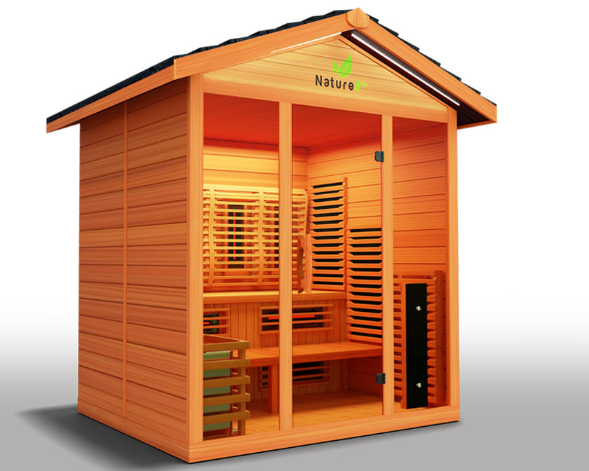 Medical Nature 8 Plus Outdoor Infrared Sauna - Pro Plunge