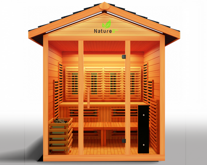 Medical Nature 8 Plus Outdoor Infrared Sauna - Pro Plunge