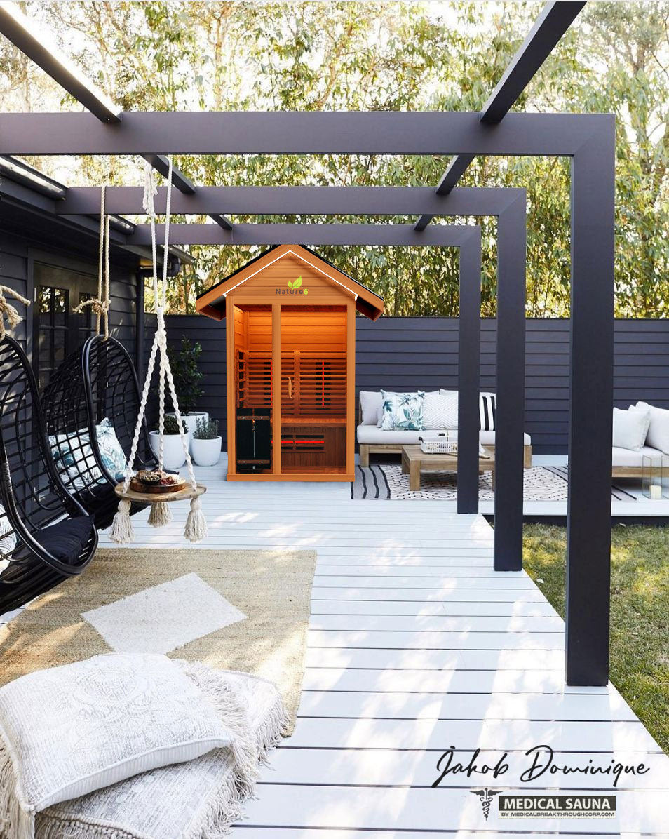 Medical Nature 6 Outdoor Infrared Sauna - Pro Plunge