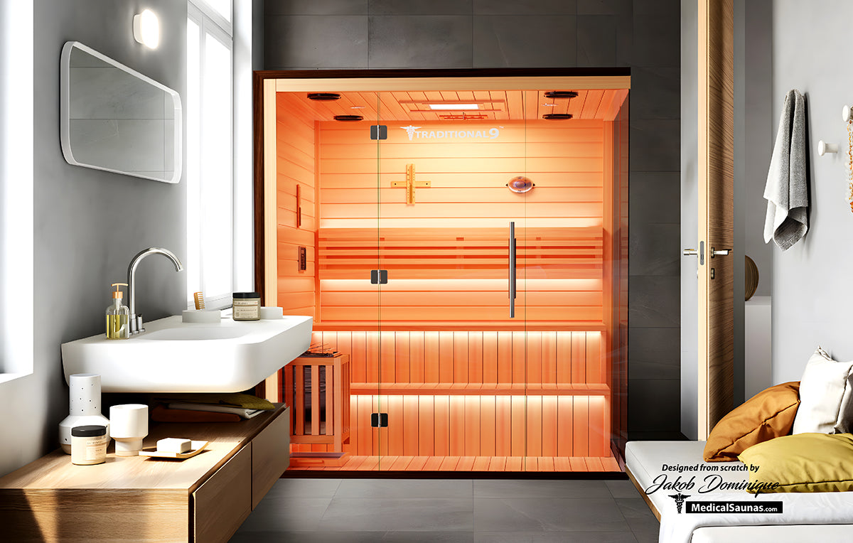 Medical 9 Plus Traditional Sauna - Pro Plunge
