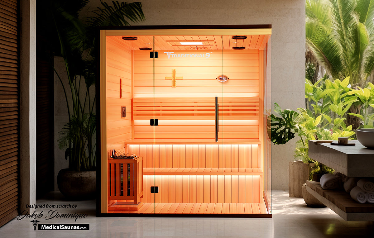 Medical 9 Plus Traditional Sauna - Pro Plunge