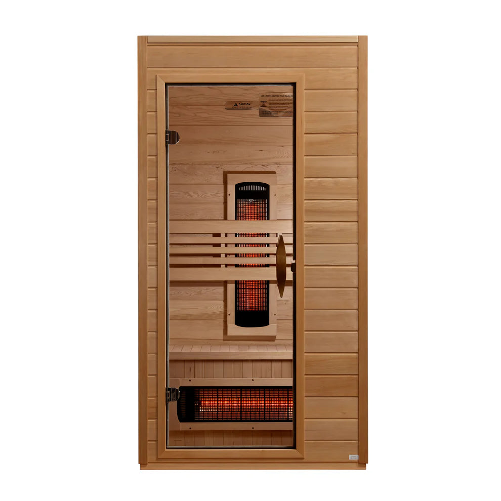 Dynamic Martin 1-2-Person Full Spectrum Near Zero EMF (Under 3MG) FAR Infrared Sauna - Pro Plunge