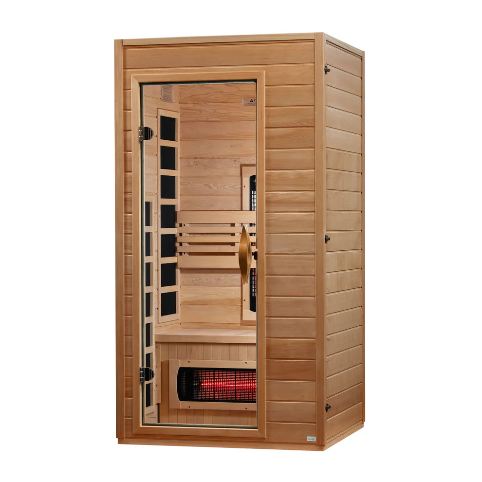 Dynamic Martin 1-2-Person Full Spectrum Near Zero EMF (Under 3MG) FAR Infrared Sauna - Pro Plunge