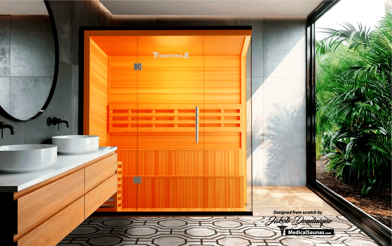 Medical 8 Plus Traditional Sauna - Pro Plunge