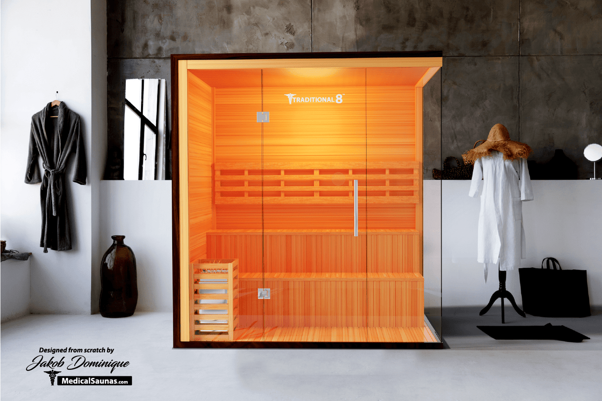 Medical 8 Plus Traditional Sauna - Pro Plunge