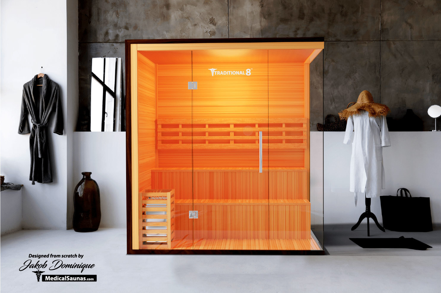 Medical 8 Plus Traditional Sauna - Pro Plunge