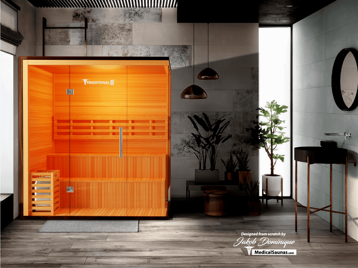 Medical 8 Plus Traditional Sauna - Pro Plunge