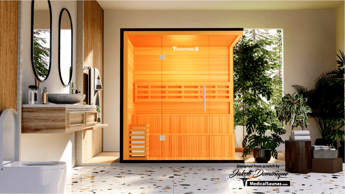 Medical 8 Plus Traditional Sauna - Pro Plunge