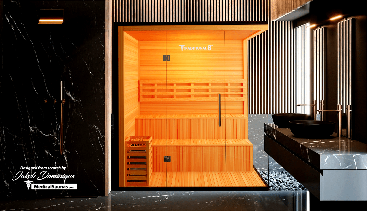 Medical 8 Plus Traditional Sauna - Pro Plunge